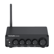 Görseli Galeri görüntüleyiciye yükleyin, Fosi Audio BT30D Pro Hi-Fi Bluetooth 5.0 - 2.1 Kanal Amplifikatör Mini D Sınıfı 165W x2 + 350W Hoparlörler/Subwoofer'lar için Dahili Amplifikatör