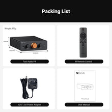 Görseli Galeri görüntüleyiciye yükleyin, Fosi Audio P4 Preamp 3 RCA Girişli, Ev Ses Stereo Amplifikatörü,/Aktif Subwoofer/Hoparlör İçin, 3 Kademeli Amplifikatör Regülatörü (3/6/9 dB), Bas Ve Yükseklik Ayarı