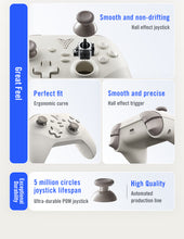 Görseli Galeri görüntüleyiciye yükleyin, Flydigi Dune Fox Kablosuz Gamepad - Hall Effect Stick - Drift & Dead Zone Yok - Pc/switch/steam Uyumlu - Beyaz