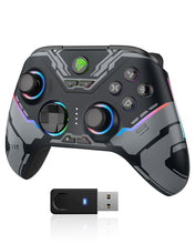 Görseli Galeri görüntüleyiciye yükleyin, EasySMX X15 -  Kablosuz Gamepad - Hall Effect Stick - Hall Triggers - Drift & Dead Zone Yok,  7 RGB- PC, Android, Steam ve Switch Uyumlu - Siyah