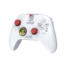 Görseli Galeri görüntüleyiciye yükleyin, EasySMX X15 -  Kablosuz Gamepad - Hall Effect Stick - Hall Triggers - Drift & Dead Zone Yok,  7 RGB- PC, Android, Steam ve Switch Uyumlu - Beyaz