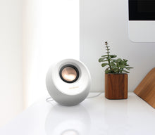Görseli Galeri görüntüleyiciye yükleyin, Creative Pebble V3 2.0 USB-C - Bluetooth 5.0, 16W Multimedya Stereo Hoparlör Seti - Beyaz
