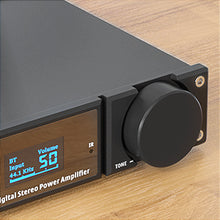 Görseli Galeri görüntüleyiciye yükleyin, Fosi Audio DA2120C HiFi DAC Amplifikatör 240 W, 2.1CH CS8422 aptX-HD Stereo HiFi Amplifikatör Bluetooth 5.0, 24 Bit 192 kHz Sınıf D 120 W x 2 Amplifikatör, Hoparlör ve Subwoofer için, Uzaktan Kumanda