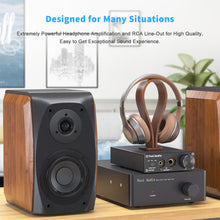 Görseli Galeri görüntüleyiciye yükleyin, Fosi Audio Dac-Q5 Hifi 2.0 Mini Kod Çözücü Stereo Ses Kod Çözücü Dac Girişi USB/Koaksiyel/Optik Rca/Kulaklıklar için Amplifikatör, 24 Bit/192Khz