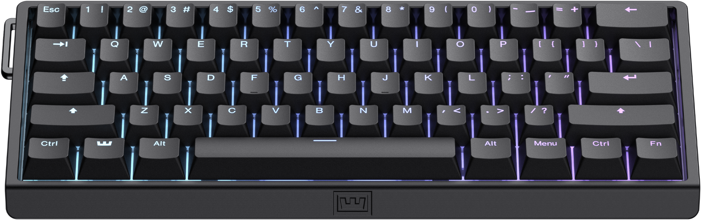 Wooting 60HE v2 Hall Effect Manyetik Switch Gaming Klavye - ANSI