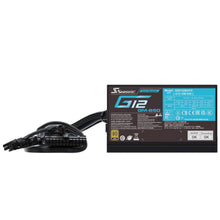 Görseli Galeri görüntüleyiciye yükleyin, Seasonic G12 GM 80 PLUS + Gold Güç Kaynağı, Modüler - 650 Watt - 120mm Fanlı - Siyah