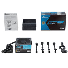 Görseli Galeri görüntüleyiciye yükleyin, Seasonic G12 GM 80 PLUS + Gold Güç Kaynağı, Modüler - 650 Watt - 120mm Fanlı - Siyah