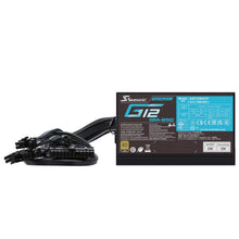 Görseli Galeri görüntüleyiciye yükleyin, Seasonic G12 GM 80 + Gold Güç Kaynağı, Modüler - 850 Watt, 120mm Fanlı Siyah