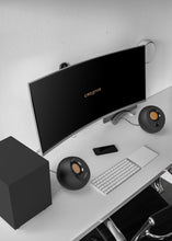 Görseli Galeri görüntüleyiciye yükleyin, Creative Pebble Plus 2.1 35W Multimedya Stereo Hoparlör Seti - Siyah
