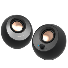 Görseli Galeri görüntüleyiciye yükleyin, Creative Pebble V3 2.0 USB-C - Bluetooth 5.0, 16W Multimedya Stereo Hoparlör Seti