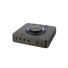 Görseli Galeri görüntüleyiciye yükleyin, Creative Sound Blaster X4 - USB DAC Amp, 7.1 Surround, Optik I / Hi-res - 7.1 Harici USB DAC ve Amp Ses Kartı - Super X-Fi®- PC ve Mac Uyumlu