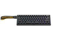 Görseli Galeri görüntüleyiciye yükleyin, Wooting 60HE v2 Hall Effect Manyetik Switch Gaming Klavye - ANSI Split Spacebar - Black Aluminum