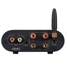 Görseli Galeri görüntüleyiciye yükleyin, Fosi Audio MC101 Bluetooth 5.3 Hi-Fi amplifikatör, VU metre, 100 W x 2 stereo amplifikatör, 2 kanal, TPA3116 Amp çipli, bas ve treble kontrolü, sınıf D amplifikatör, ev hoparlörü için