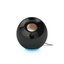 Görseli Galeri görüntüleyiciye yükleyin, Creative Pebble SE - USB-C - 16W Multimedya Stereo Hoparlör Seti - RGB Aydınlatmalı - Siyah