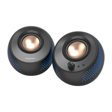 Görseli Galeri görüntüleyiciye yükleyin, CREATIVE Pebble X 2.0 USB-C Bilgisayar Hoparlörü, Ayarlanabilir RGB Aydınlatmalı, Bluetooth 5.3, USB Ses, PC Ve Mac İçin 60 W Güç