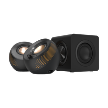Görseli Galeri görüntüleyiciye yükleyin, CREATIVE Pebble X Plus 2.1 USB-C Bilgisayar Hoparlörü, Derin Bas Hoparlörlü Ve Ayarlanabilir RGB