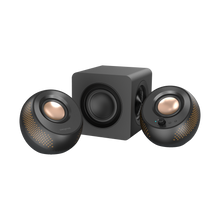 Görseli Galeri görüntüleyiciye yükleyin, CREATIVE Pebble X Plus 2.1 USB-C Bilgisayar Hoparlörü, Derin Bas Hoparlörlü Ve Ayarlanabilir RGB