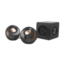 Görseli Galeri görüntüleyiciye yükleyin, CREATIVE Pebble X Plus 2.1 USB-C Bilgisayar Hoparlörü, Derin Bas Hoparlörlü Ve Ayarlanabilir RGB
