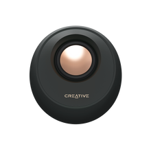 Görseli Galeri görüntüleyiciye yükleyin, CREATIVE Pebble Pro 2.0 USB-C PC Hoparlörü, Bluetooth 5.3 ve Ayarlanabilir RGB Aydınlatma, USB Ses ve Kulaklık/Mikrofon Bağlantısı - Siyah - 60 W
