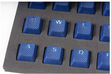 Görseli Galeri görüntüleyiciye yükleyin, Tai-Hao Rubber Gaming Aydınlatmalı Keycaps Set - 18 Keys Rubberized DoubleShot Key Caps (Dark Blue)