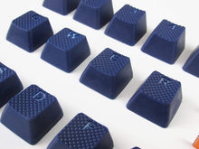 Görseli Galeri görüntüleyiciye yükleyin, Tai-Hao Rubber Gaming Aydınlatmalı Keycaps Set - 18 Keys Rubberized DoubleShot Key Caps (Dark Blue)
