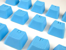 Görseli Galeri görüntüleyiciye yükleyin, Tai-Hao Rubber Gaming Aydınlatmalı Keycaps Set - 18 Keys Rubberized DoubleShot Key Caps (Neon Mavi )