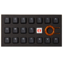 Görseli Galeri görüntüleyiciye yükleyin, Tai-Hao Rubber Gaming Aydınlatmalı Keycaps Set - 18 Keys Rubberized DoubleShot Key Caps (Siyah)