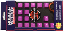 Görseli Galeri görüntüleyiciye yükleyin, Tai-Hao Rubber Gaming Aydınlatmalı Keycaps Set - 22 Keys Rubberized DoubleShot Key Caps ( Purple Mystery )