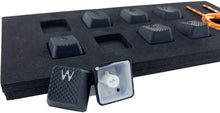 Görseli Galeri görüntüleyiciye yükleyin, Tai-Hao Rubber Gaming Aydınlatmalı Keycaps Set - 18 Keys Rubberized DoubleShot Key Caps (Siyah)