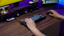 Görseli Galeri görüntüleyiciye yükleyin, Keychron K6 Pro QMK/VIA Custom Kablosuz Mekanik Oyuncu Klavyesi-Hot-Swappable-Bluetooth 5.1-Multitasking -White Led- Gateron G-Pro Red Switch
