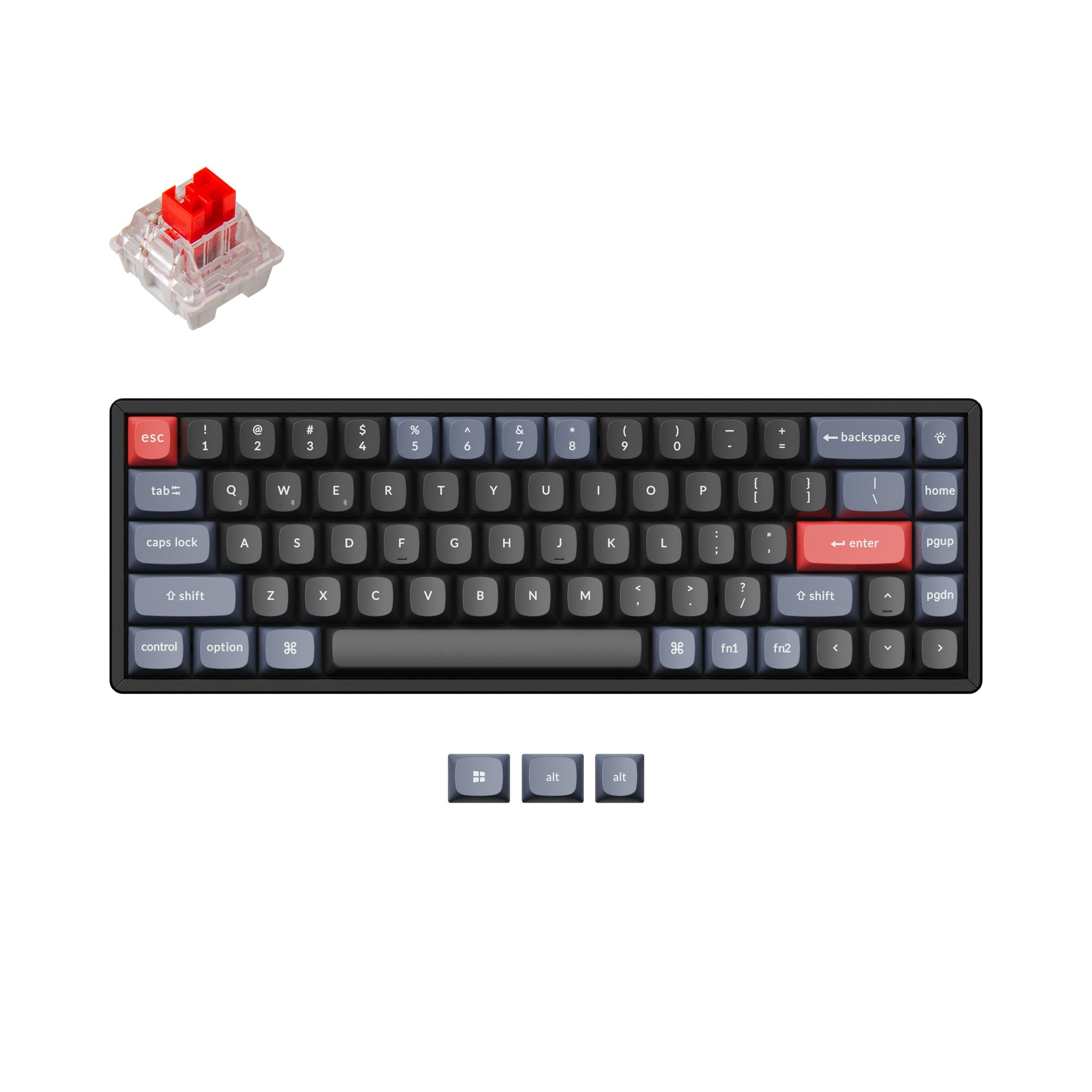 キーボード Keychron K6 Pro Keychron K6 Pro QMK/VIA Custom Kablosuz Mekanik Oyuncu Klavyesi