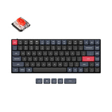 Görseli Galeri görüntüleyiciye yükleyin, Keychron S1 QMK Custom - Gateron Low profile Red Switch -White Backlight- Mechanical Keyboard Full Assembled - Aluminum Kasa