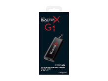 Görseli Galeri görüntüleyiciye yükleyin, Creative Sound BlasterX G1 7.1 -HD - 24-Bit / 96 KHz Taşınabilir Oyun USB DAC Ses Kartı , Kulaklık Amplifikatörü