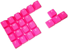 Görseli Galeri görüntüleyiciye yükleyin, Tai-Hao Rubber Gaming Aydınlatmalı Keycaps Set - 22 Keys Rubberized DoubleShot Key Caps ( Jelly Pembe )