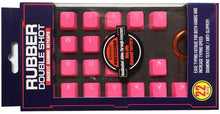 Görseli Galeri görüntüleyiciye yükleyin, Tai-Hao Rubber Gaming Aydınlatmalı Keycaps Set - 22 Keys Rubberized DoubleShot Key Caps ( Jelly Pembe )