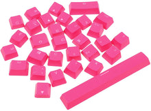 Görseli Galeri görüntüleyiciye yükleyin, Ducky 31 Tuşlu Rubber Backlit Double Shot Tuş Takımı - Pembe