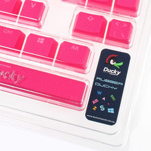 Görseli Galeri görüntüleyiciye yükleyin, Ducky 31 Tuşlu Rubber Backlit Double Shot Tuş Takımı - Pembe