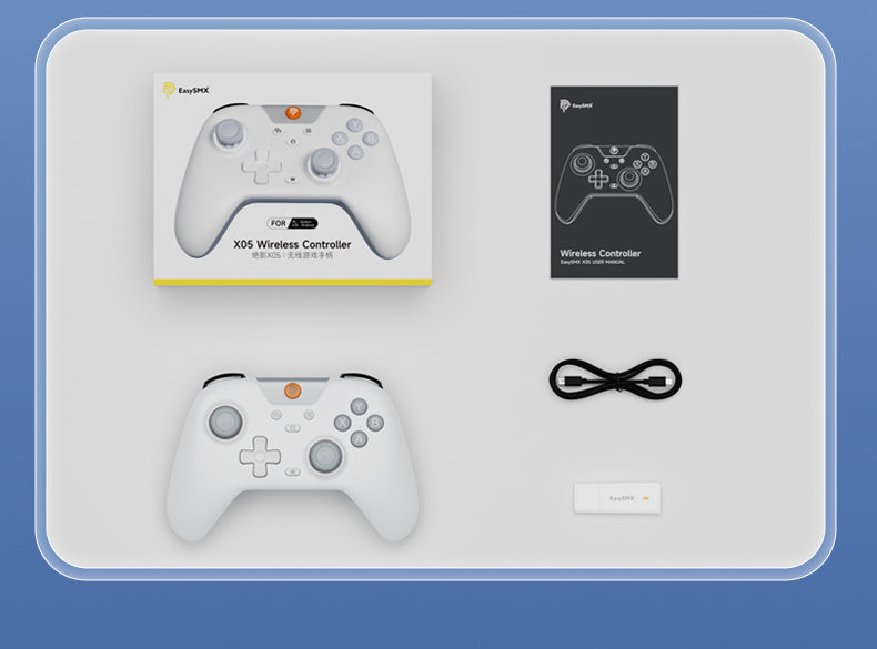 EasySMX X5 - Kablosuz Gamepad - Hall Effect Stick - Drift & Dead