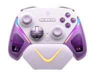EasySMX D10 -  Kablosuz Gamepad - Hall Effect Stick - Drift & Dead Zone Yok, PC/Switch/Steam Uyumlu - Mor