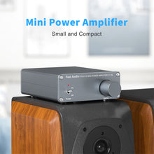 Görseli Galeri görüntüleyiciye yükleyin, Fosi Audio V1.0G 2 kanallı stereo ses sınıfı D amplifikatör Mini-Hi-Fi profesyonel dijital amplifikatör ev hoparlörü için 50W x 2
