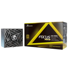 Görseli Galeri görüntüleyiciye yükleyin, Seasonic Focus GX 80 + Gold Güç Kaynağı,  ATX 3.1 , PCIe 5.1 Tam Modüler - 850 Watt - 135mm Fan -Siyah
