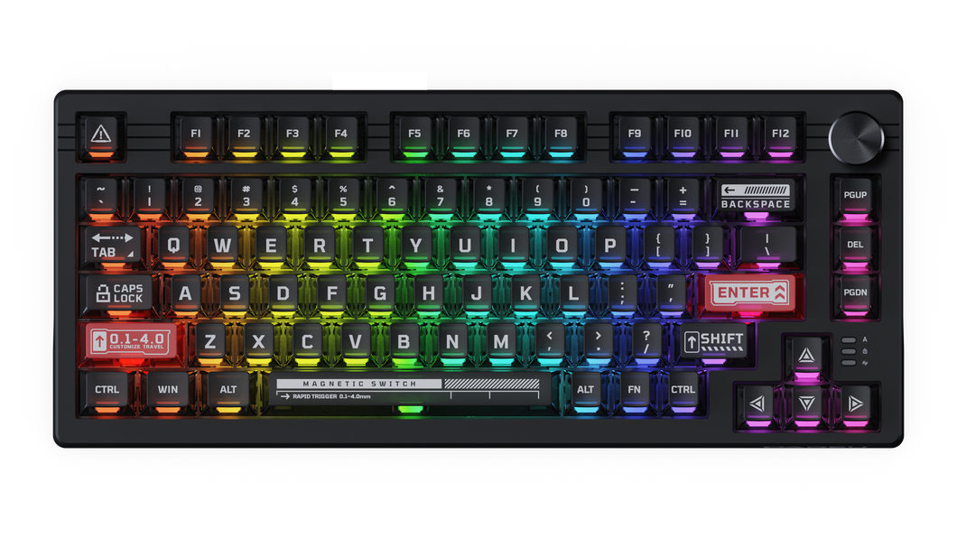 DAREU EK75 RT Magnetic Switch Mechanical Keyboard - Siyah