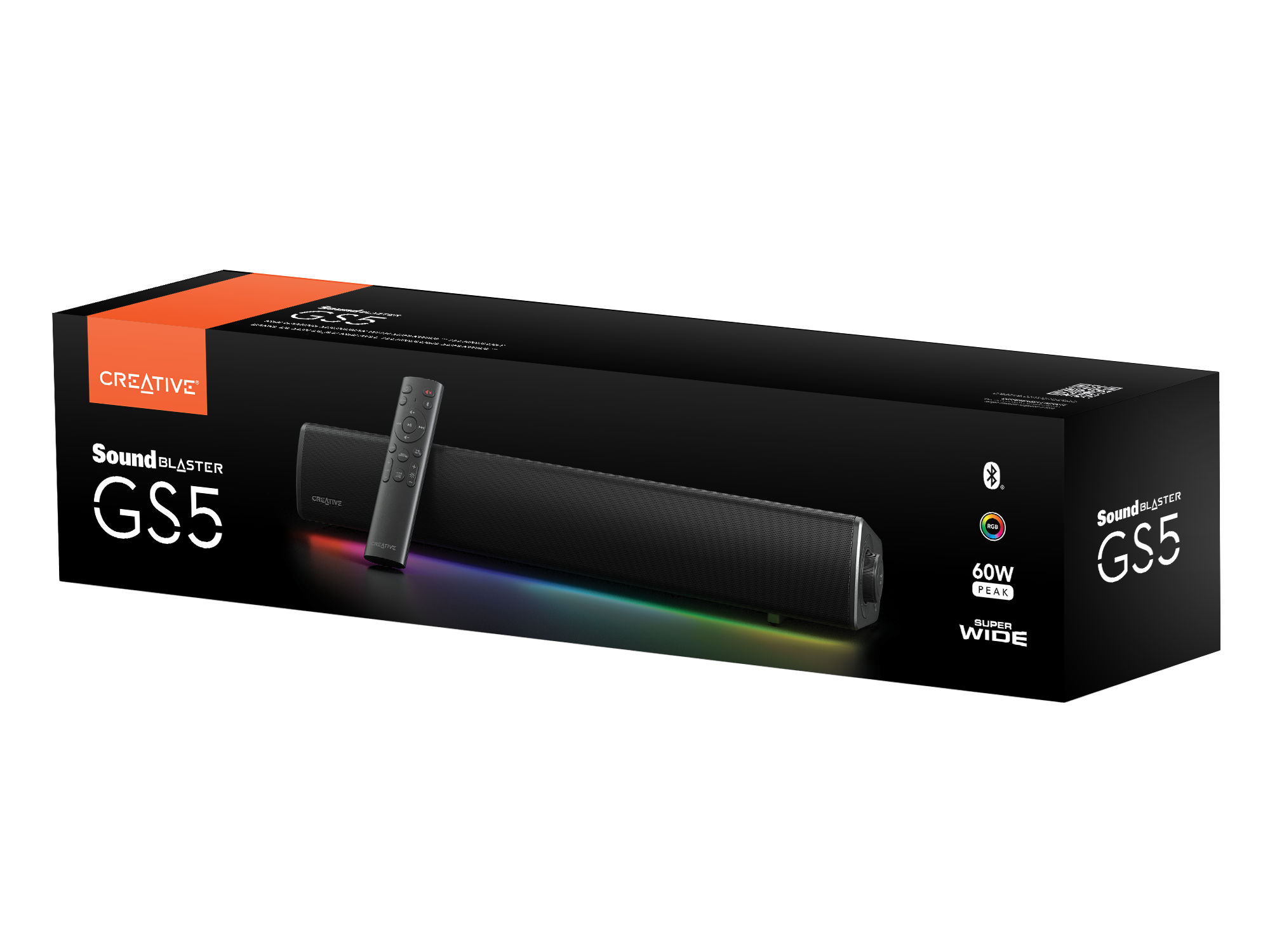 CREATIVE Sound Blaster GS5 RGB Oyun Soundbar, SuperWide