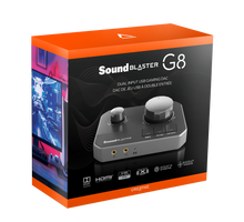 Görseli Galeri görüntüleyiciye yükleyin, CREATIVE Sound Blaster G8 – Hi-Res Gaming USB DAC - 32 bit / 384 kHz
