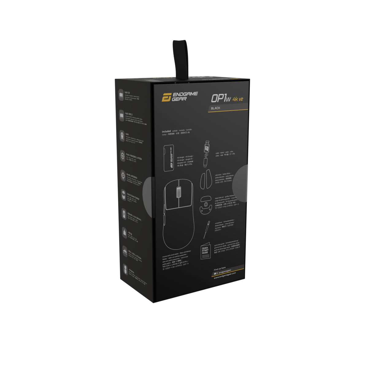 Endgame Gear OP1w 4K V2 Kablosuz Oyuncu Mouse - Siyah – Connect Game