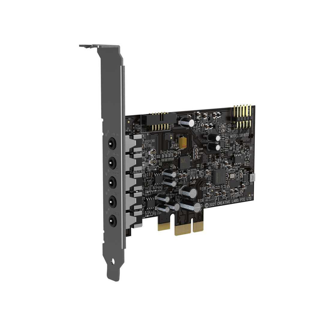 Creative Sound Blaster Audigy Fx V2 - 5.1  Hi-Res - PCIe Ses Kartı - Yüksek Performanslı Kulaklık Amplifikatörü