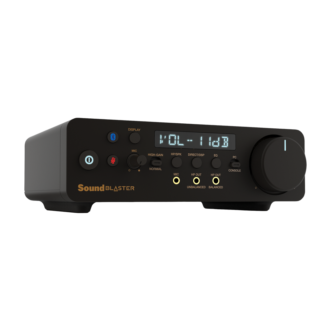 Creative Sound Blaster  X5 Hi-res 32bit / 384kHz - Tam Dengeli Xamp Kulaklık Bi-amp, Bluetooth Alıcı, RCA giriş / çıkış, TOSLINK Optik giriş / çıkış, Mic-in, USB Ses Kartı