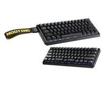 Görseli Galeri görüntüleyiciye yükleyin, Wooting 60HE v2  Hall Effect Manyetik Switch Gaming Klavye - ANSI Split Spacebar - Black Aluminum

