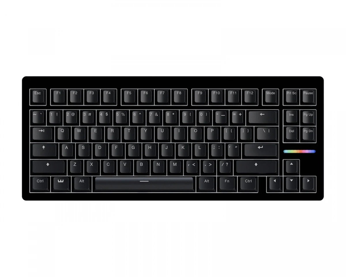 キーボード Wooting 80HE PCR black Wooting 80HE Lekker L60 Linear Manyetik Switch Gaming Klavye