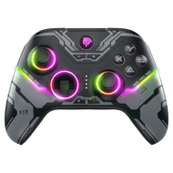 EasySMX X15 -  Kablosuz Gamepad - Hall Effect Stick - Hall Triggers - Drift & Dead Zone Yok,  7 RGB- PC, Android, Steam ve Switch Uyumlu - Siyah